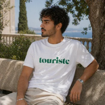 Tee-Shirt Touriste Vert
