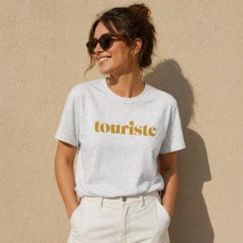 Tee-Shirt Touriste Gris