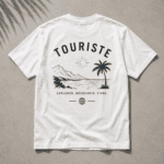 Tee-Shirt Touriste Blanc