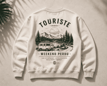 Sweat Touriste Merch Weekend Perdu