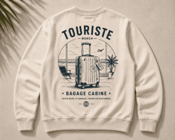 Sweat Touriste Merch Bagage Cabine
