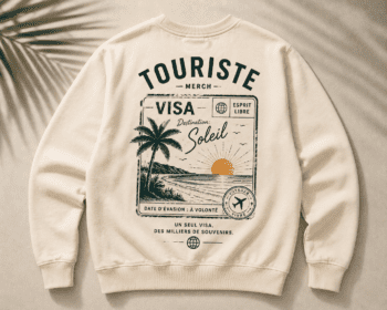Sweat Touriste Merch Visa Soleil